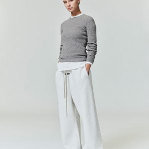 Womens Waffle Long Sleeve Top