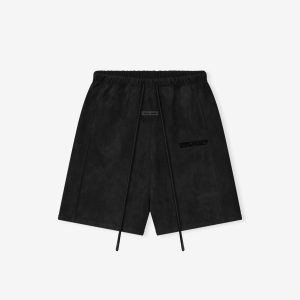 Suede Fleece Relaxed Short