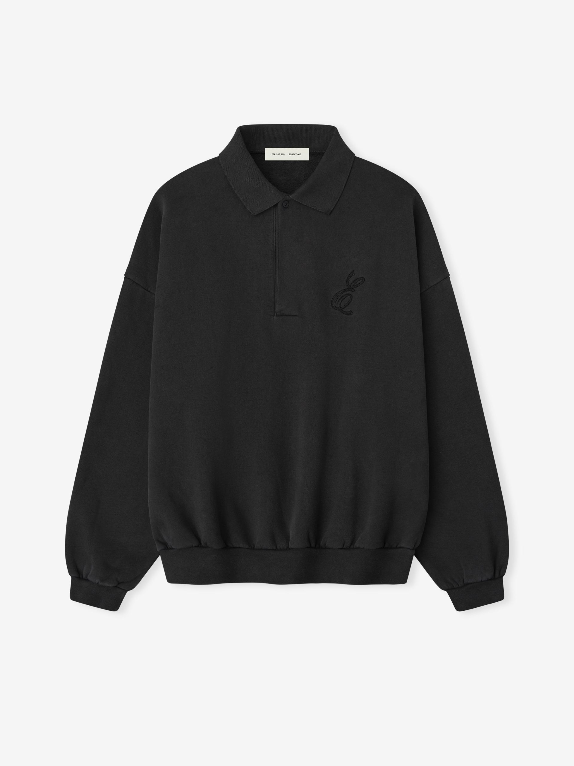 Embroidered Classic Polo Sweatshirt - Image 3