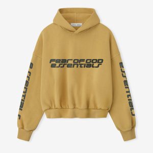 Cropped Relaxed Hoodie